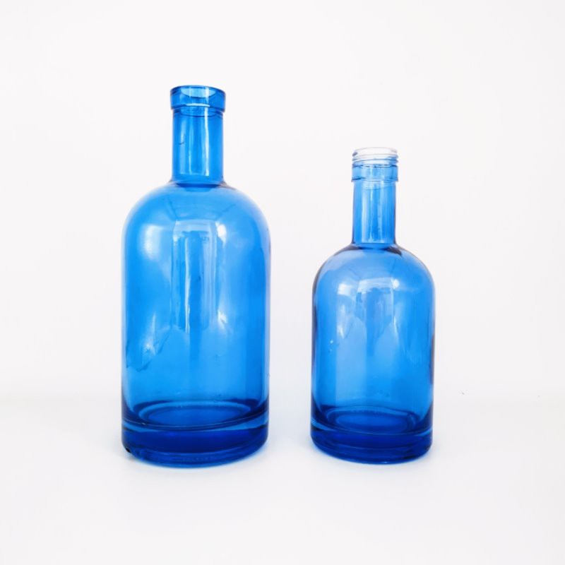 cobalt blue wine bottles