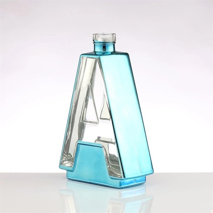 700ml Cobalt Blue Liquor Bottle
